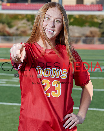 Cathedral Catholic Girls Varisty Soccer Team Media Day