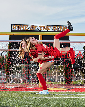 Cathedral Catholic Girls Varisty Soccer Team Media Day