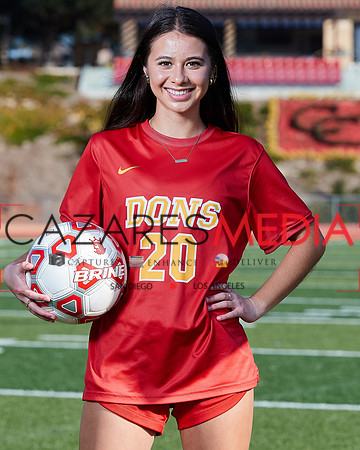 Cathedral Catholic Girls Varisty Soccer Team Media Day