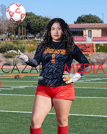 Cathedral Catholic Girls Varisty Soccer Team Media Day