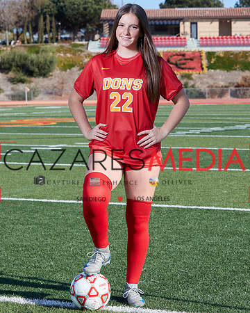 Cathedral Catholic Girls Varisty Soccer Team Media Day