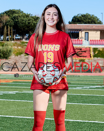 Cathedral Catholic Girls Varisty Soccer Team Media Day