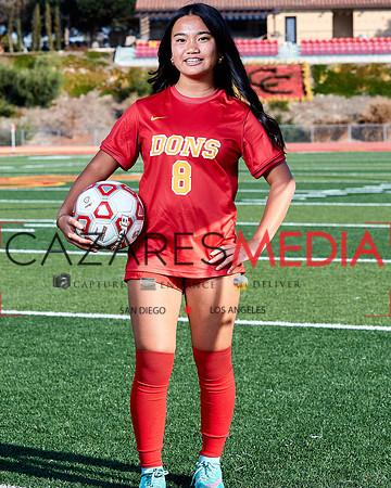 Cathedral Catholic Girls Varisty Soccer Team Media Day