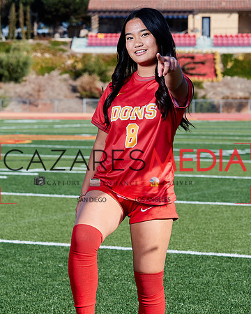 Cathedral Catholic Girls Varisty Soccer Team Media Day