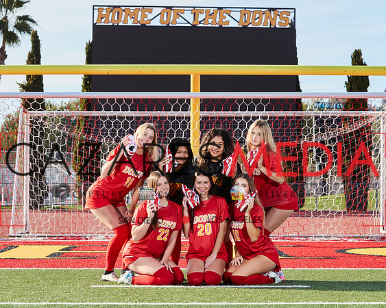 Cathedral Catholic Girls Varisty Soccer Team Media Day
