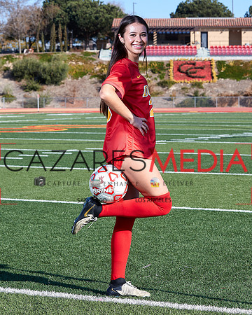 Cathedral Catholic Girls Varisty Soccer Team Media Day