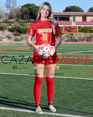 Cathedral Catholic Girls Varisty Soccer Team Media Day