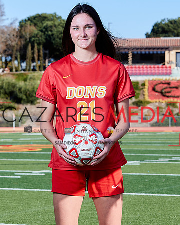 Cathedral Catholic Girls Varisty Soccer Team Media Day