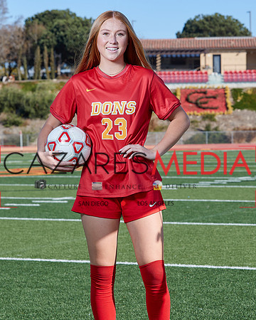Cathedral Catholic Girls Varisty Soccer Team Media Day