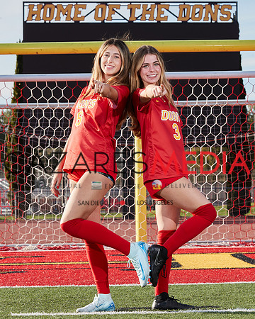 Cathedral Catholic Girls Varisty Soccer Team Media Day