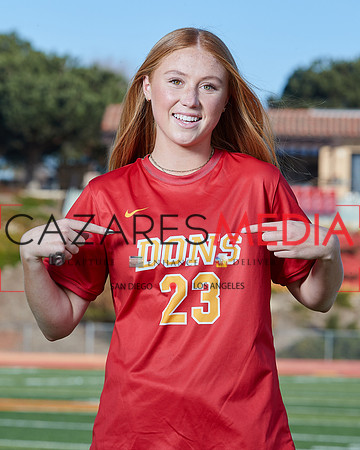 Cathedral Catholic Girls Varisty Soccer Team Media Day