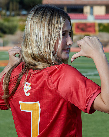 Cathedral Catholic Girls Varisty Soccer Team Media Day