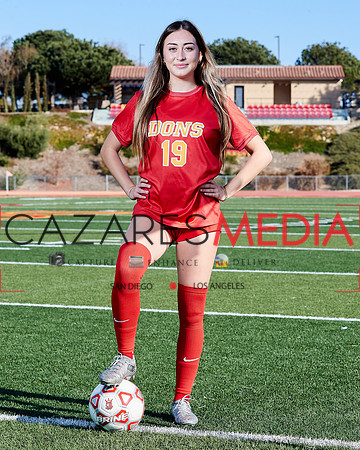 Cathedral Catholic Girls Varisty Soccer Team Media Day