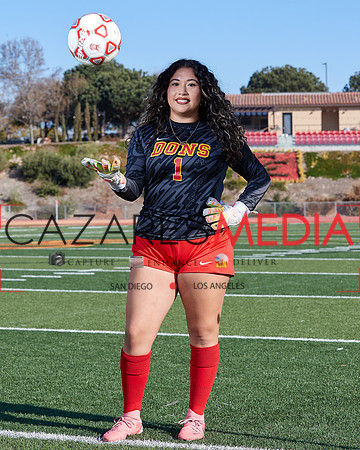 Cathedral Catholic Girls Varisty Soccer Team Media Day