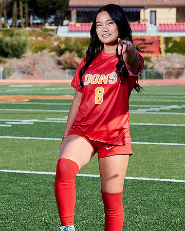 Cathedral Catholic Girls Varisty Soccer Team Media Day
