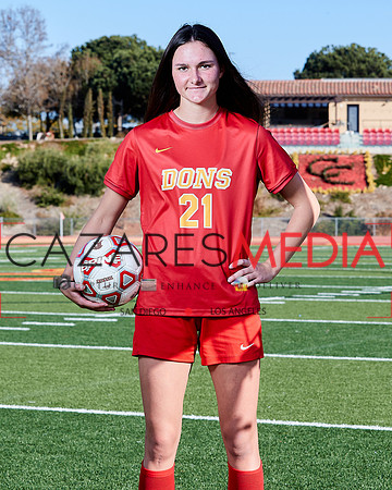 Cathedral Catholic Girls Varisty Soccer Team Media Day