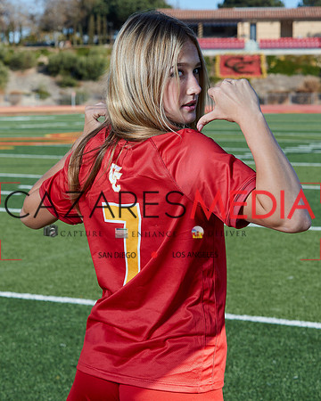 Cathedral Catholic Girls Varisty Soccer Team Media Day