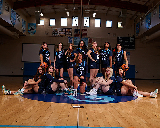 Academy of Our Lady of Peace Varsity Basketball Team Media Day