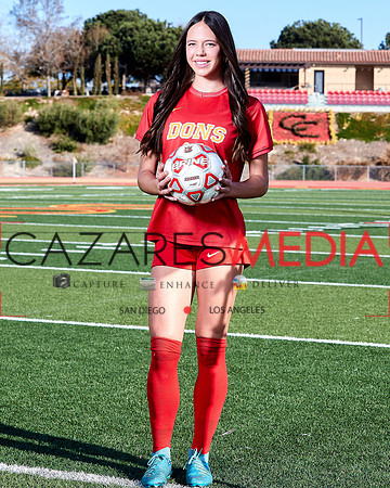 Cathedral Catholic Girls Varisty Soccer Team Media Day