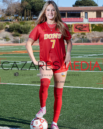 Cathedral Catholic Girls Varisty Soccer Team Media Day