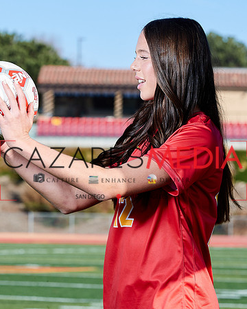 Cathedral Catholic Girls Varisty Soccer Team Media Day
