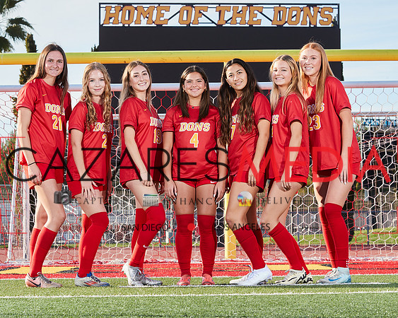 Cathedral Catholic Girls Varisty Soccer Team Media Day