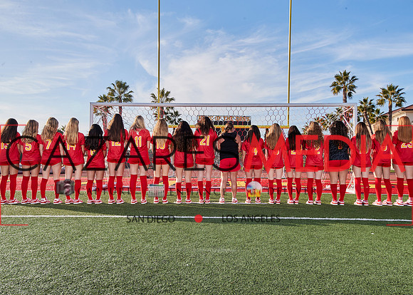 Cathedral Catholic Girls Varisty Soccer Team Media Day