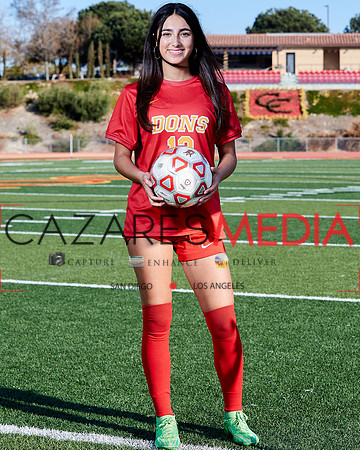 Cathedral Catholic Girls Varisty Soccer Team Media Day