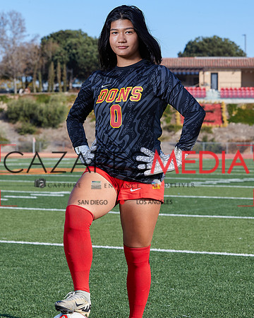 Cathedral Catholic Girls Varisty Soccer Team Media Day