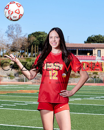 Cathedral Catholic Girls Varisty Soccer Team Media Day