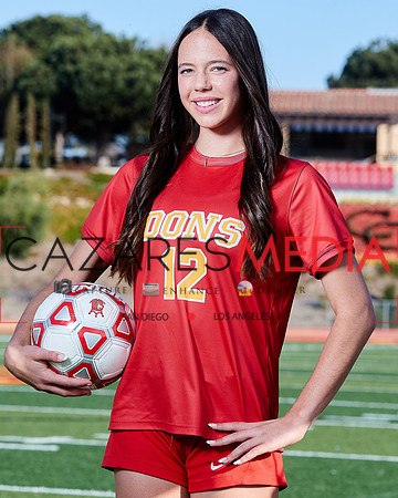 Cathedral Catholic Girls Varisty Soccer Team Media Day