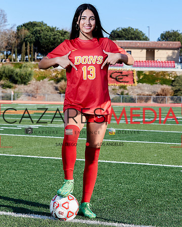 Cathedral Catholic Girls Varisty Soccer Team Media Day
