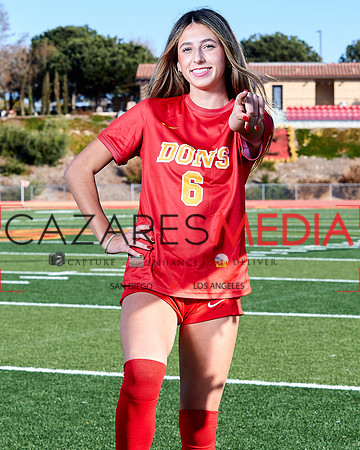 Cathedral Catholic Girls Varisty Soccer Team Media Day