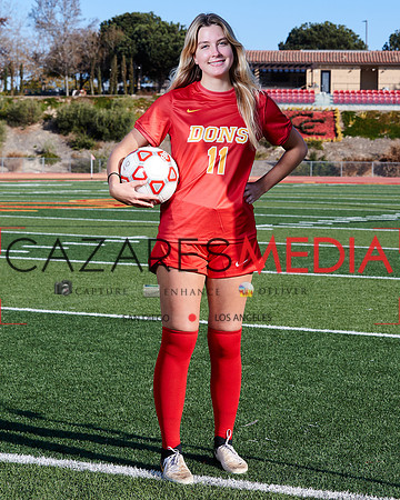 Cathedral Catholic Girls Varisty Soccer Team Media Day