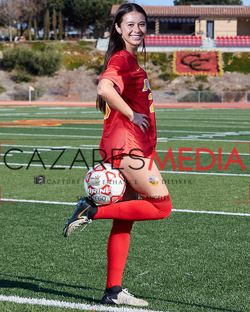 Cathedral Catholic Girls Varisty Soccer Team Media Day
