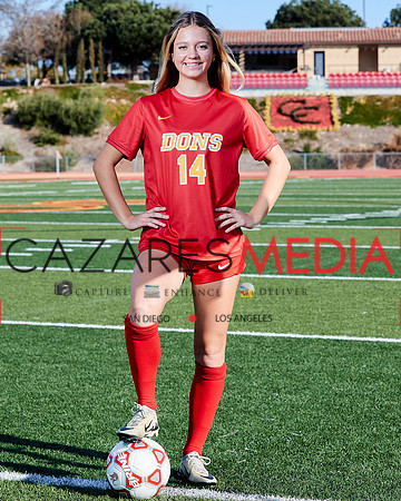 Cathedral Catholic Girls Varisty Soccer Team Media Day