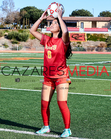 Cathedral Catholic Girls Varisty Soccer Team Media Day