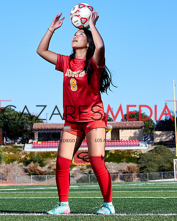Cathedral Catholic Girls Varisty Soccer Team Media Day