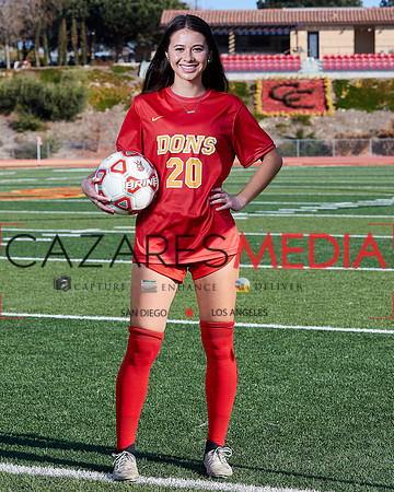 Cathedral Catholic Girls Varisty Soccer Team Media Day
