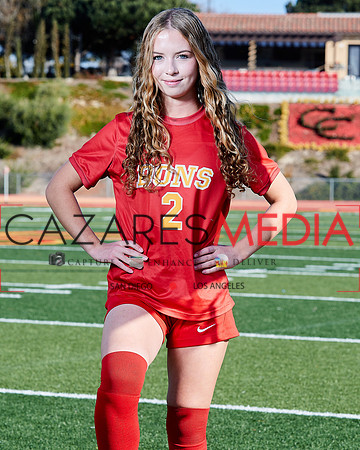 Cathedral Catholic Girls Varisty Soccer Team Media Day