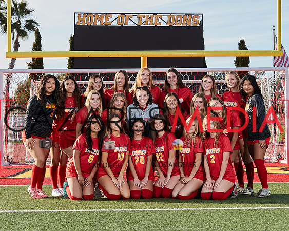 Cathedral Catholic Girls Varisty Soccer Team Media Day
