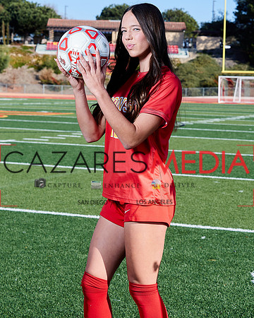 Cathedral Catholic Girls Varisty Soccer Team Media Day