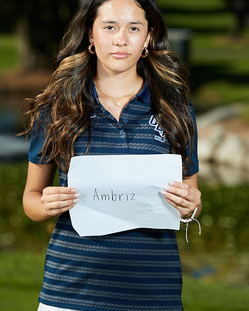 Academy of Our Lady of Peace Golf Team.