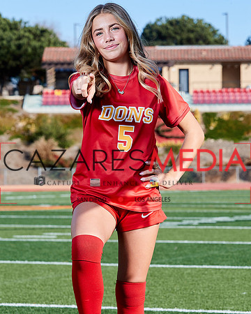 Cathedral Catholic Girls Varisty Soccer Team Media Day