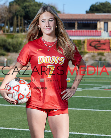 Cathedral Catholic Girls Varisty Soccer Team Media Day