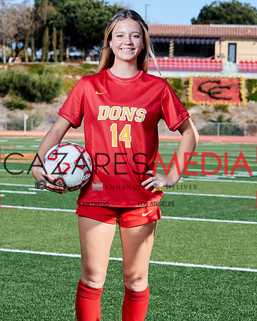 Cathedral Catholic Girls Varisty Soccer Team Media Day