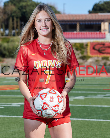 Cathedral Catholic Girls Varisty Soccer Team Media Day