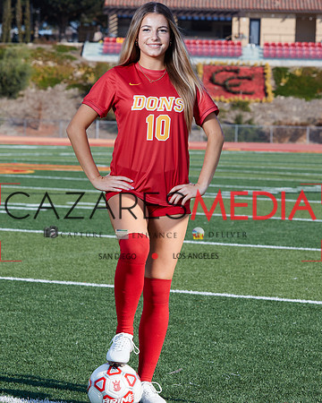Cathedral Catholic Girls Varisty Soccer Team Media Day
