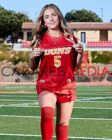 Cathedral Catholic Girls Varisty Soccer Team Media Day