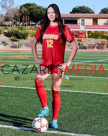 Cathedral Catholic Girls Varisty Soccer Team Media Day